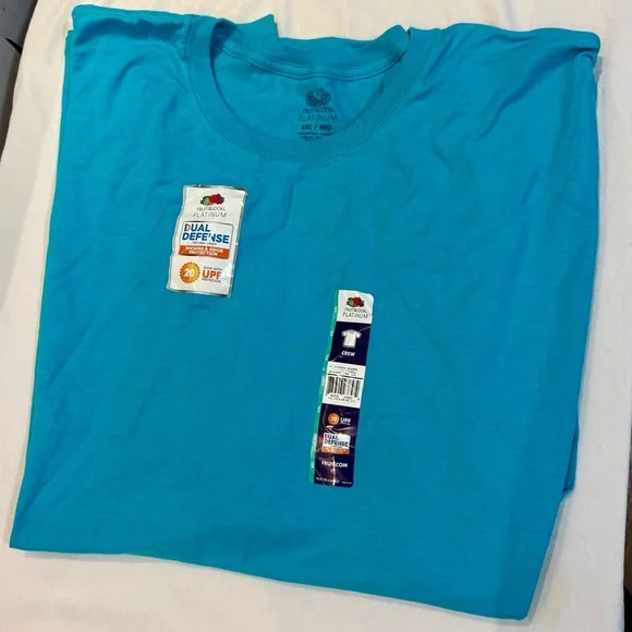 Fruit of the Loom Blue Short Sleeve Tee - Picture 1 of 4